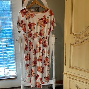 Soft cotton boutique t-shirt dress.